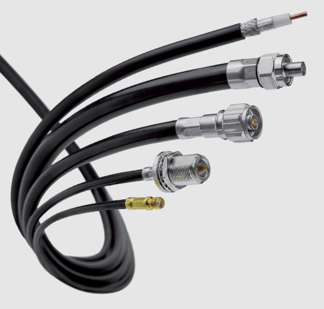 Konektory kolejowe RF na kablu Spuma zgodne z atestem EN45545-2