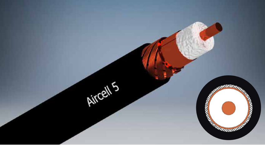 SSB Aircell5 to wysokiej jakości nisko-stratny kabel współosiowy typu RG5