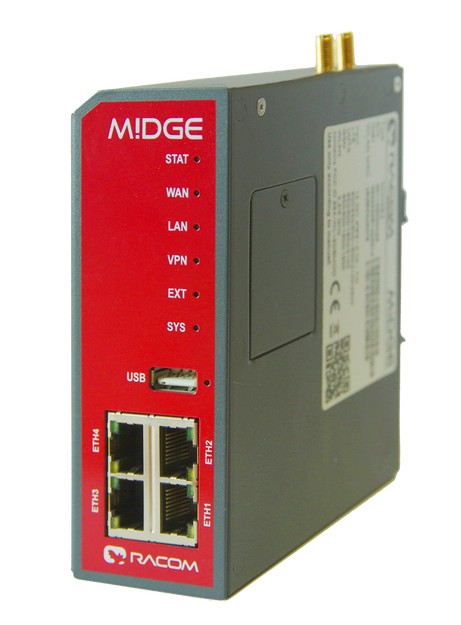 MiDGE | Router 3G/4G klasy przemysłowej z obsługą SDK, LXC