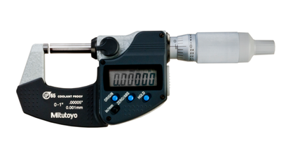 Mikrometr cyfrowy IP65, Digimatic 0-1"